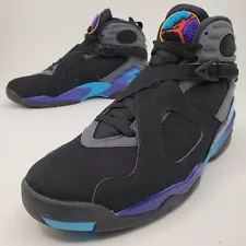 DS 2015 Nike Air Jordan 8 VIII Retro Aqua Black 305381 025 Mens 11 US Deadstock