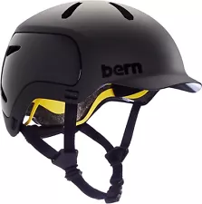 BERN Watts 2.0 Multisport Bike Helmet Unisex Sz S Small Matte Black New