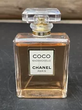 90% FULL COCO CHANEL MADEMOISELLE 3.4 fl. oz. 100 ml Eau De Parfum Spray Women