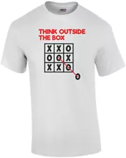 Think Outside The Box Tic Tac Toe T-Shirt