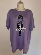 Prince T Shirt The Artist Formerly Known As Prince Holding Symbol Like Guitar XL