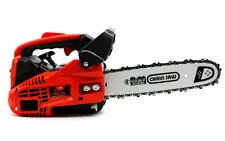 25.4CC Gas Chainsaw Top Handle Gasoline Chainsaws 12'' Bar 1KW 2-Cycle Engine