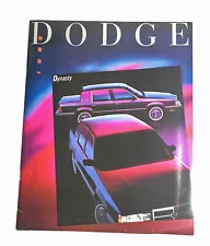 Vintage 1989 Dodge Dynasty 13-page Original Car Sales Brochure Catalog