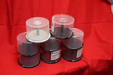 Lot of 8, 50 disk Empty Cake Box for CD DVD Blu Ray Disc Media Storage