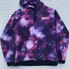 NIKE x NASA Official Stargazer Club Galaxy Tie-Dye Hoodie Sweatshirt Extra Large