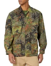 BACKBONE Mens Army Military Battle Dress Uniform BDU Camouflage Top Jacket Shirt