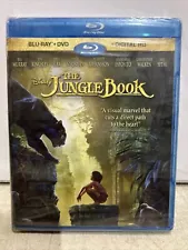 The Jungle Book (Blu-ray, DVD, 2016) Disney Movie, Digital expired New Sealed