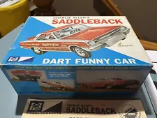 MPC Saddleback Dodge Dart Charlie Allen Funny Car Model Kit Nice Condition Drag