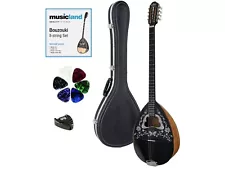 Greek 8-string Bouzouki Bundle inc. Hardcase, Extra Strings, Picks & Pickholder