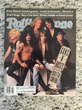 Rolling Stone Magazine Issue 612, September 5, 1991, Guns N' Roses on cover