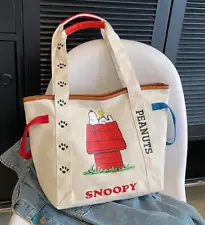 Peanuts Snoopy Large Campus Tote Bag Campus Travel Character Eco Shoulder Bag