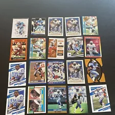 (100) Barry Sanders Assorted Football Card LOT Lions Base Inserts