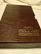 Vtg 1986 Jimmy Swaggart Ministries (3 Volume Leather Bound Set) Collectible U1