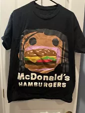 Travis Scott x CPFM x McDonald's Men's Black Burger Mouth T-Shirt Size: M