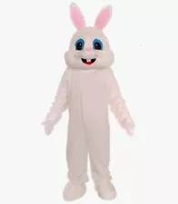 Rabbit Easter Bunny Mascot Costume Plush Adult Halloween Birthday Dress Up