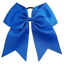 Big Cheer Bows Cheerleading Hair Bow Lot Cute Ribbon Cheap Blanks Custom Blue