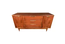 Kent Coffey "Tableau" Mid Century Modern Walnut Sideboard