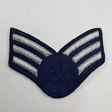 1980s Old Style USAF SENIOR AIRMAN Rank Insignia Air Force Patch M002