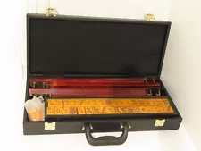 Early Vintage Game Bakelite Chinese Game Mahjong Set In Original Box 152 Tiles