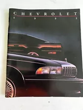 1991 Chevrolet 106-page Car Sales Brochure - Camaro Z28 Corvette Beretta Caprice