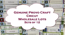 ð¥Lots of 12ð¥ NEW/SEALED Provo Cricut Cartridges ð¥ Wholesaler Liquidationð¥