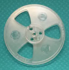 1 (one) 7-in Plastic Take-Up Reel for Reel to Reel Machines Empty No Tape Used