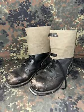 WW2 Style German Uniform Gaiters For Boots Matching Pair Stamped 1962