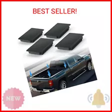 Truck Bed Rail Stake Pocket Covers for Chevy Silverado/GMC Sierra - 4 Pack