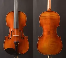 A Stradivari 1715 "TheTitian​" Copy Violin,Master spruce!Strong rich best one