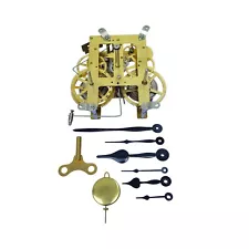 Mechanical Clock Movement Set 8 Days - Manual Wind For Mantle Clocks 4.1/2"