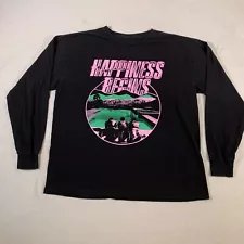 Jonas Brothers Shirt Adult XL Black Long Sleeve Happiness Begins Music Tour U55