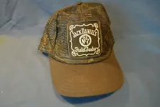 VINTAGE JACK DANIELS FIELD TESTER ALL MESH CAP,HAT,BLACK,LARGE