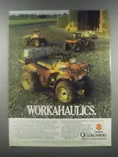 1985 Suzuki Quadrunners Ad - LT250, LT230 and LT-F230