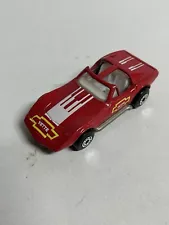 Matchbox 1979 Chevrolet Corvette 'VETTE' Diecast Car T-Top Red W/Racing Stripe