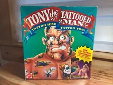 Rare Vintage 1992 Tony The Tattooed Man Caveman By Mattel New in Box!