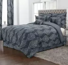 Victoria 12-Pc. Comforter Set Grey King 75"x80"