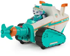 Paw Patrol Everest Deluxe Snowmobile, with Projectile Launcher, Snowboard and Co