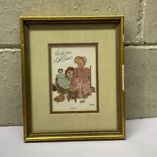 Two For Tea Art By Don Ensor Hand Signed ! No COA. Sealed In Frame! Fast Ship#B5