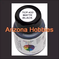 Matte BLACK 1 oz. bottle Tru-Color Paint