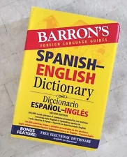 Barron's Bilingual Dictionaries Ser.: Spanish-English Dictionary (2016)