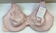 Warner's 42D Discontinued Chalk Floral Blush Signature Support Satin Bra