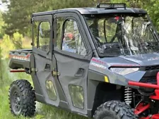 Polaris Ranger 1000 XP 1000 S Crew Soft Door Kit Steel Framed 2018-2024 Seizmik (For: More than one vehicle)