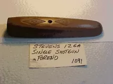 STEVENS Model 94 Series 12 Gauge Single Barrel Shotgun Forearm, without hardware