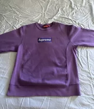 Vintage Supreme Box Logo Crewneck Sweatshirt For @mynameisdiego