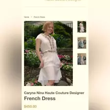 Caryna Nina Haute Couture Design French Dress