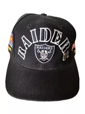 Vtg Oakland LA Raiders NFL 3 times Super Bowl Champions Snapback Hat Cap-EXC!!