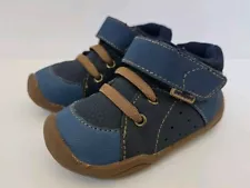 New ListingVGUC PEDIPED Blue Grip n Go Bumper Toe Sneakers Infant Boys Size 5