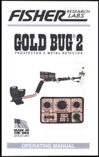 Fisher Original Gold Bug-2 Metal Detector Instruction Book with Free Shipping