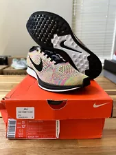 2016 NIKE FLYKNIT RACER "MULTI-COLOR 3" [DEADSTOCK] 526628-004 ~ SIZE 11 MENS