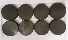 lot of 8 Vintage NHL Hockey Puck Made in Czechoslovakia, no logo: USED